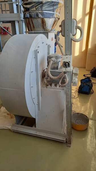 Динамическая балансировка вентилятора с электродвигателем 45 кВт, 1500 об/мин.