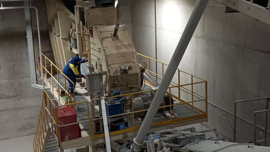 Балансировка роторной дробилки