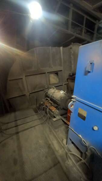 Балансировка дымососа c двигателем мощностью 1250 кВт