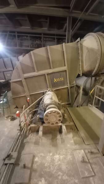 Балансировка дымососа c двигателем мощностью 1250 кВт