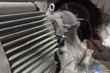 Балансировка вентилятора на Бобруйской ТЭЦ-1