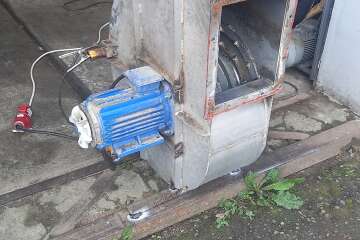 Вибродиагностика и динамическая балансировка вентилятора машины предварительной очистки КОМ 60