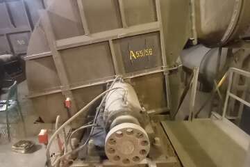 Балансировка дымососа c двигателем мощностью 1250 кВт