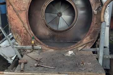 Балансировка и ремонт дымососа